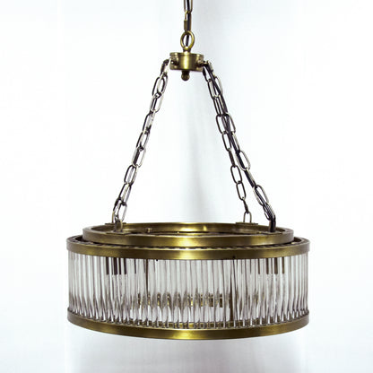 Noir Petronas Chandelier Antique Brass