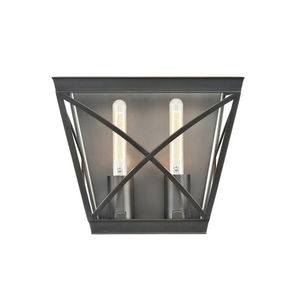 Alora Lighting Lattice Wall/Vanity Light Urban Bronze