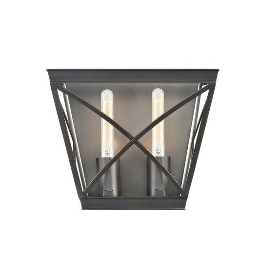 Alora Lighting Lattice Wall/Vanity Light Urban Bronze