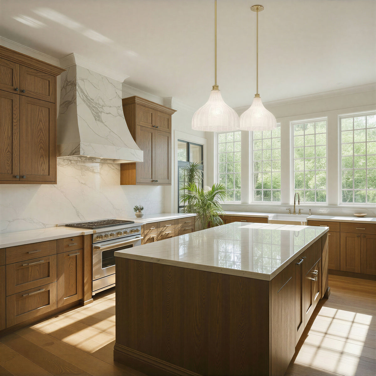 Crystorama Layton 15" 1-Light Pendant - lifestyle