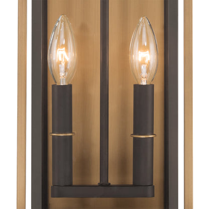 Crystorama Lendel 2-Light Outdoor Wall Light - detail