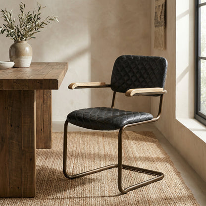 Noir 0045 Dining Chair styled in an interior setting