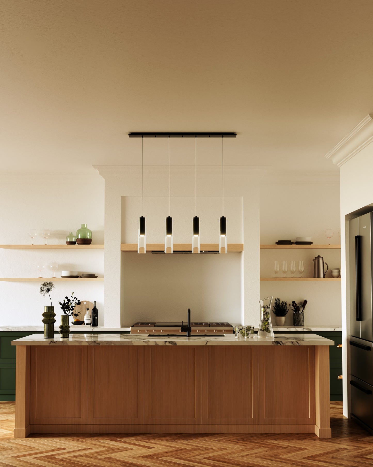 Kuzco Lighting Inc Lena 3-in LED Pendant Brushed Nickel