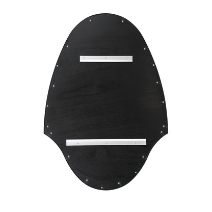Crystorama Lindee 28" Mirror Matte Black - detail