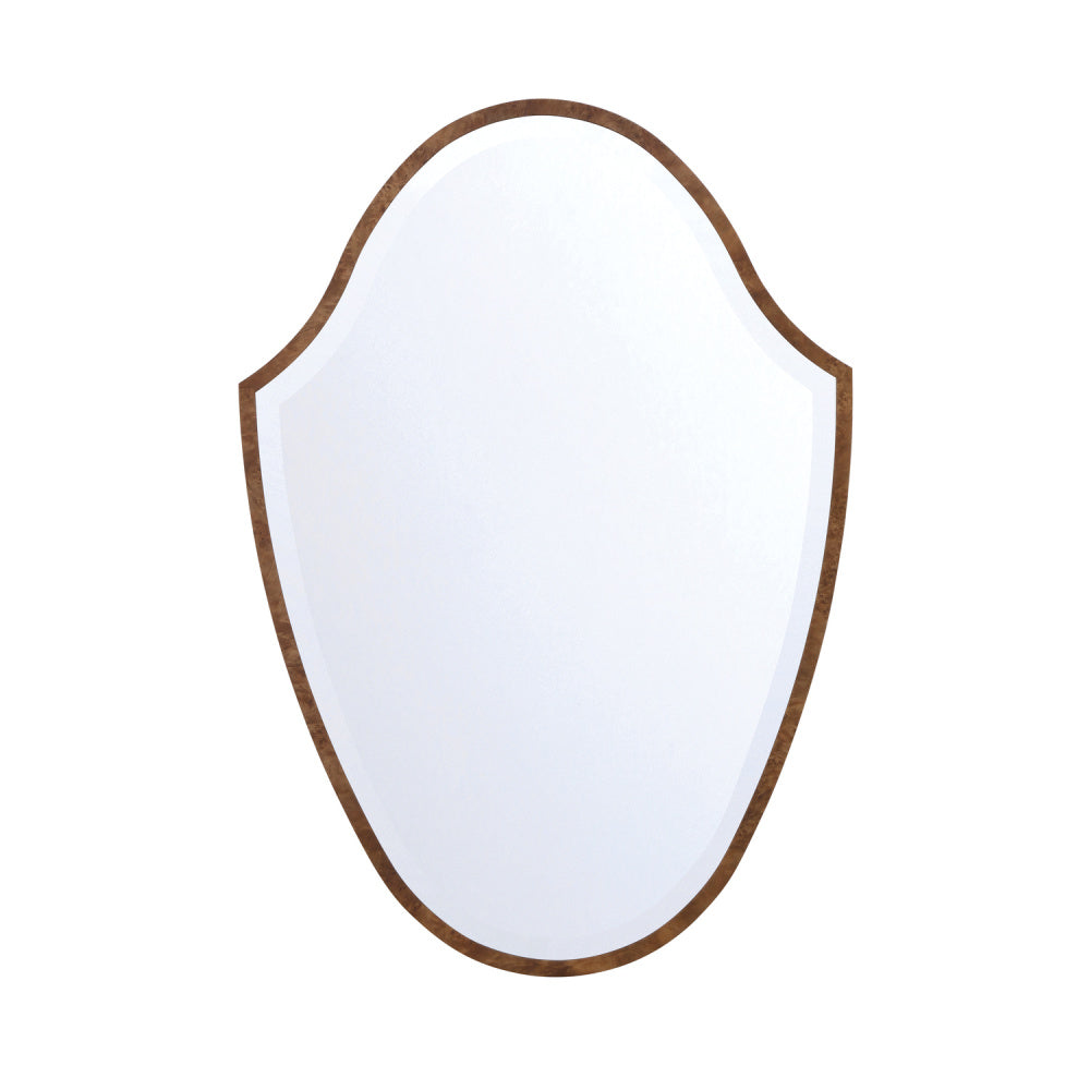 Crystorama Lindee 28" Mirror Wood Veneer