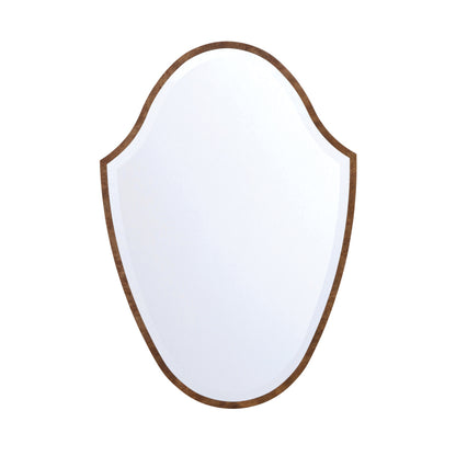Crystorama Lindee 28" Mirror Wood Veneer