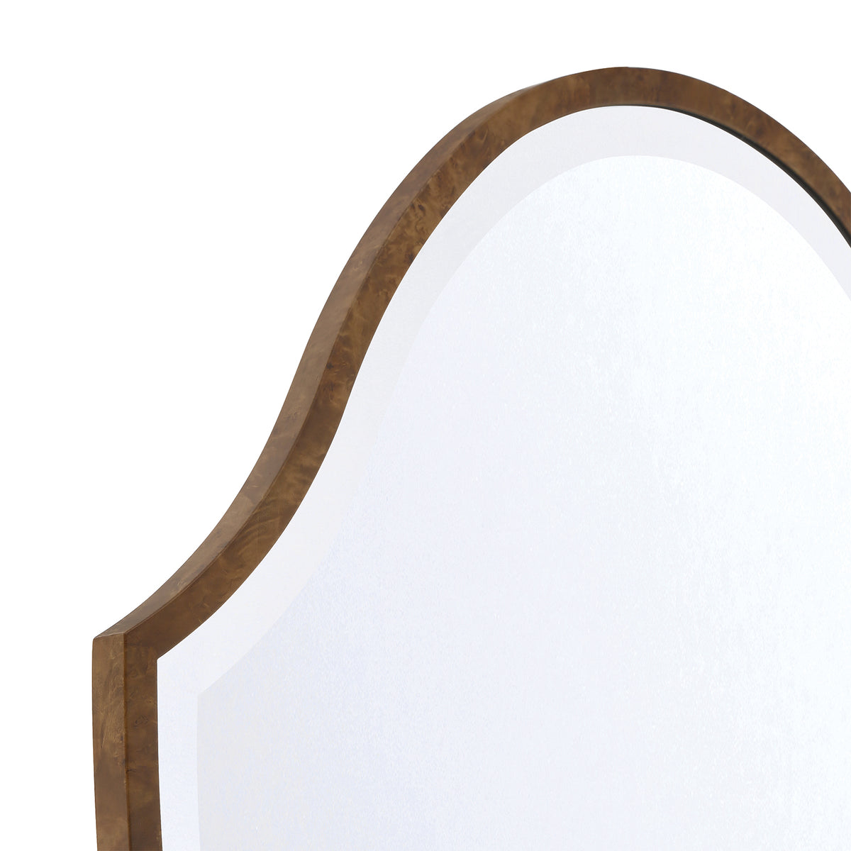 Crystorama Lindee 28" Mirror Wood Veneer - detail