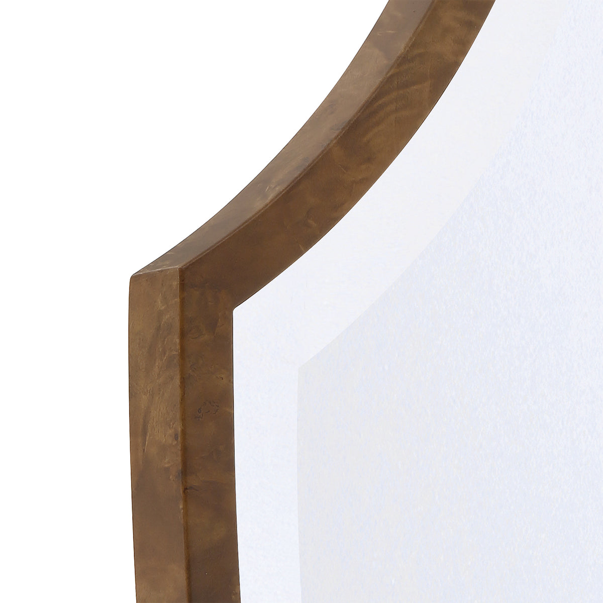 Crystorama Lindee 28" Mirror Wood Veneer - detail