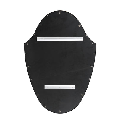 Crystorama Lindee 28" Mirror Wood Veneer - detail