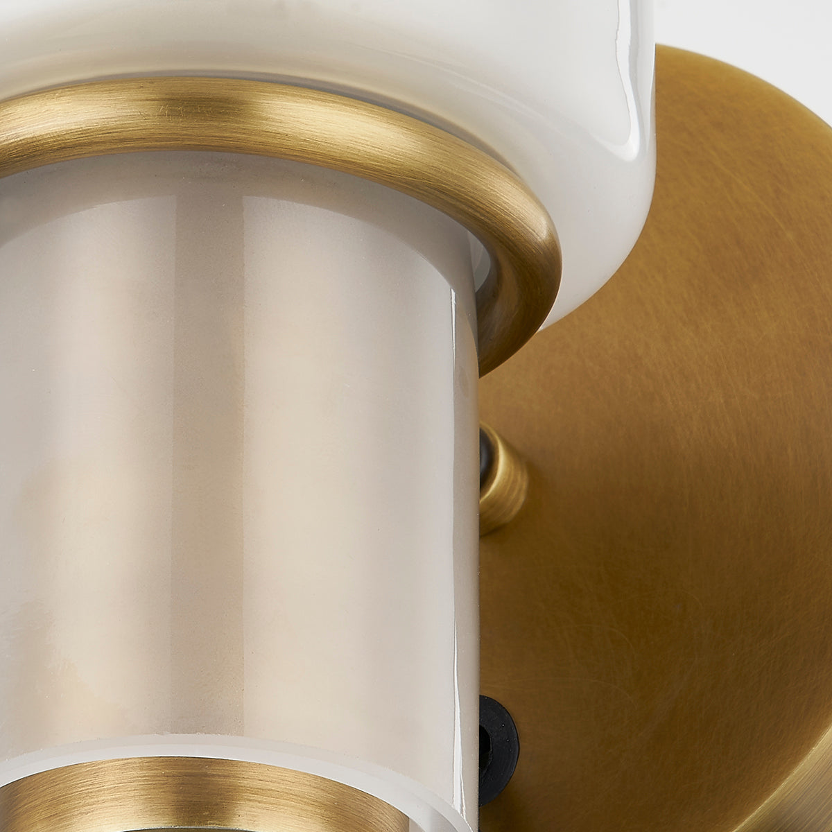 Troy Lincoln Wall Sconce Patina Brass Detail 1