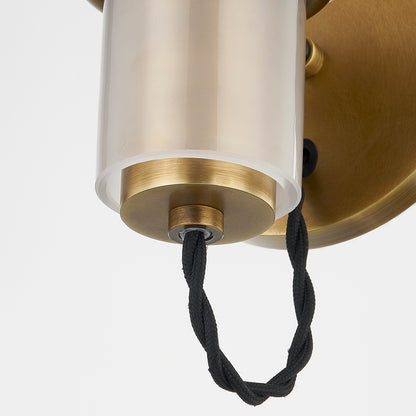 Troy Lincoln Wall Sconce Patina Brass Detail 2