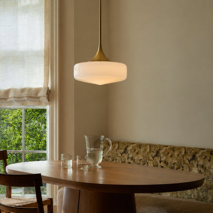 Lincoln 14" Opal 1-Light Pendant