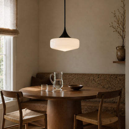 Lincoln 14" Opal 1-Light Pendant