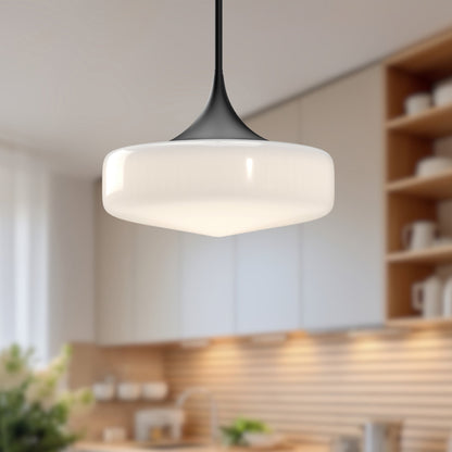 Lincoln 14" Opal 1-Light Pendant