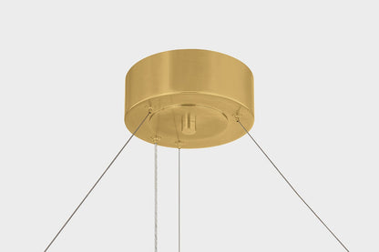 Corbett Linus Chandelier Vintage Brass Detail 2