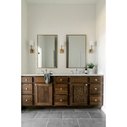 Lloyd 1 Light Aged Brass Wall Mount