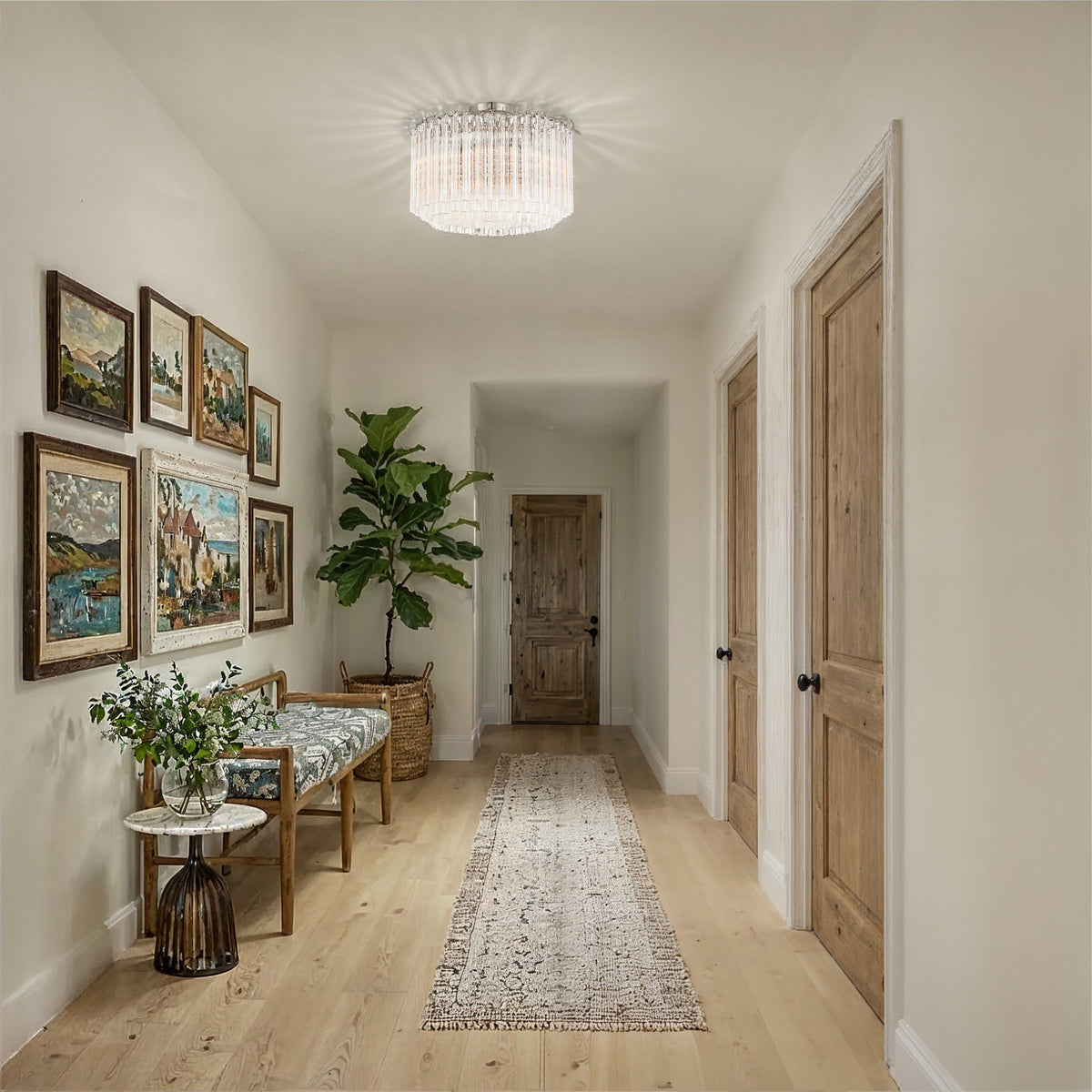 Lofton 5 Light Semi Flush Mount