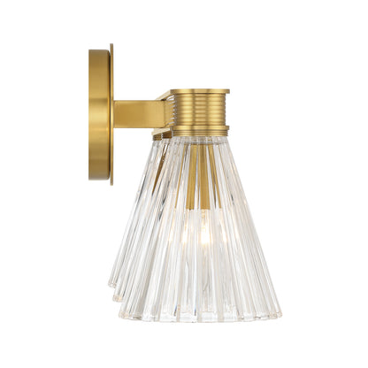 Crystorama Lotus 3-Light Bathroom Vanity Luxe Gold - detail