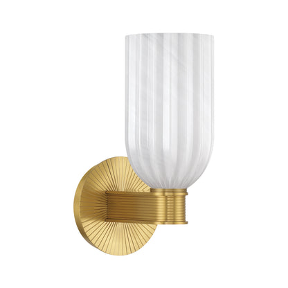 Crystorama Lotus 5" 1-Light Wall Sconce Luxe Gold - detail