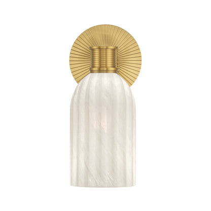 Crystorama Lotus 5" 1-Light Wall Sconce Luxe Gold - detail