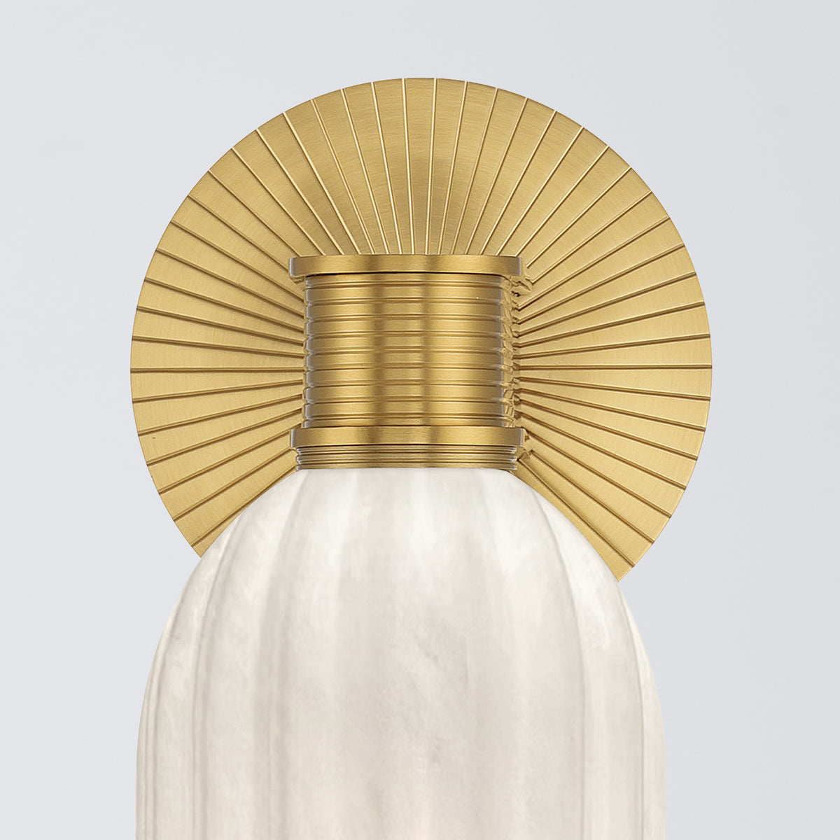 Crystorama Lotus 5" 1-Light Wall Sconce Luxe Gold - detail