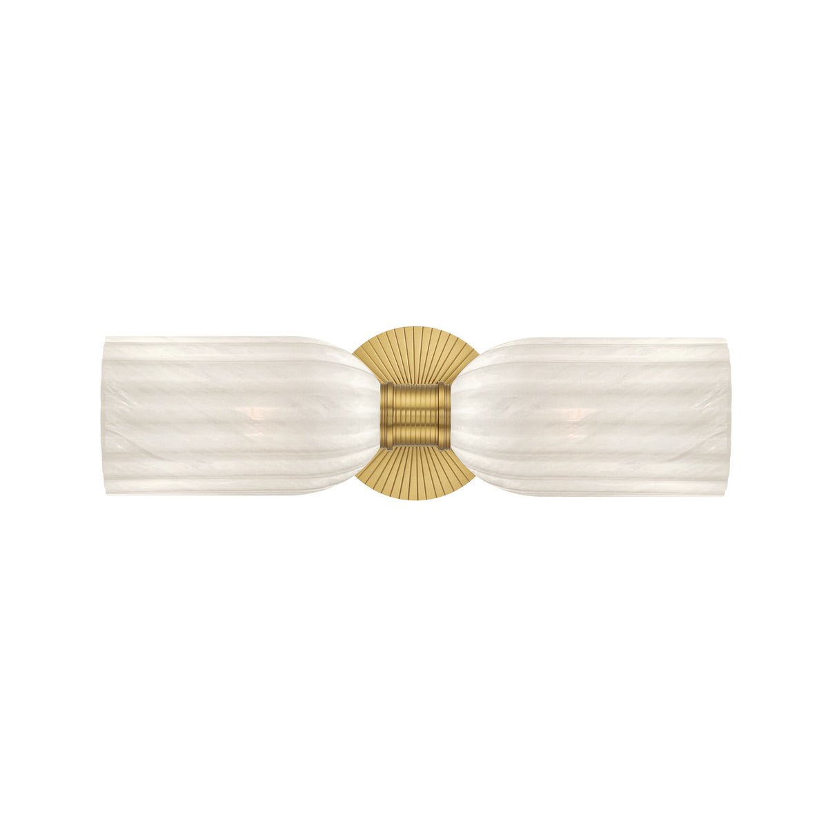 Crystorama Lotus 5" 2-Light Bathroom Sconce Luxe Gold - detail