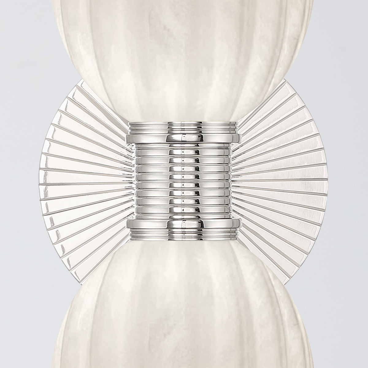 Crystorama Lotus 5" 2-Light Bathroom Sconce Polished Nickel - detail