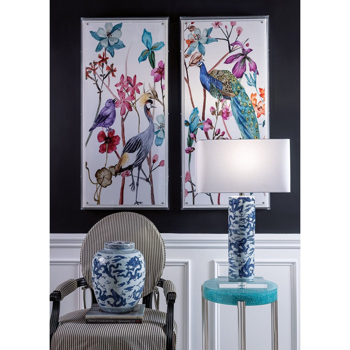 Port 68 Dragon Cylinder Lamp view 3