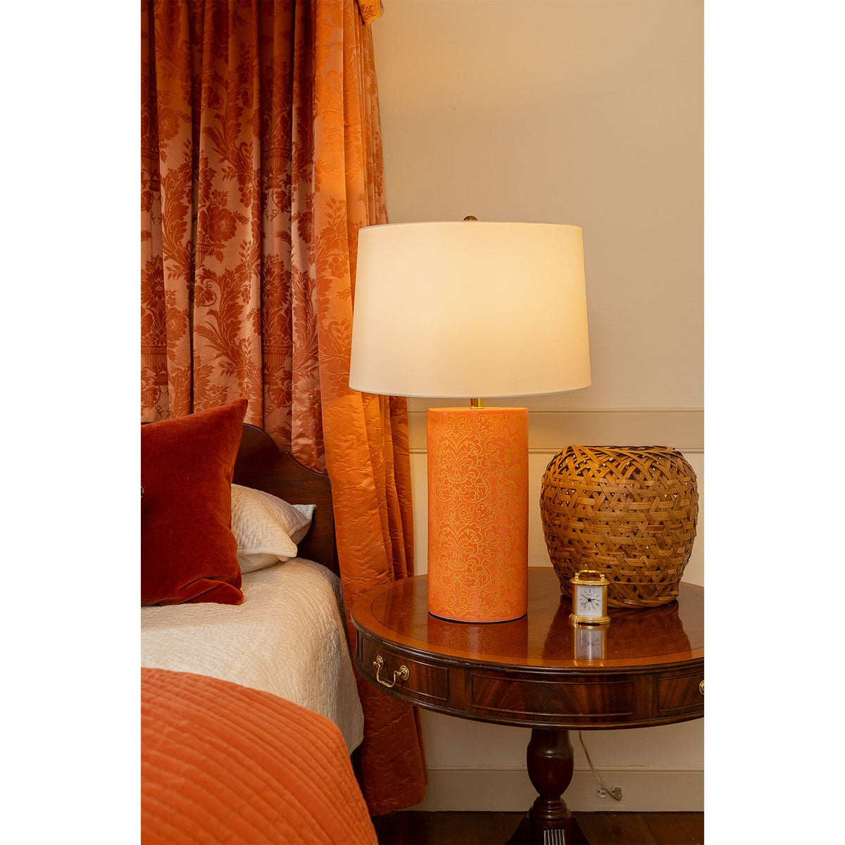 Port 68 Richmond Damask Lamp view 5