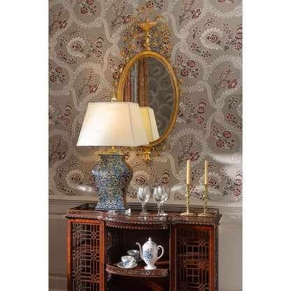 Port 68 Richmond Damask Lamp view 4
