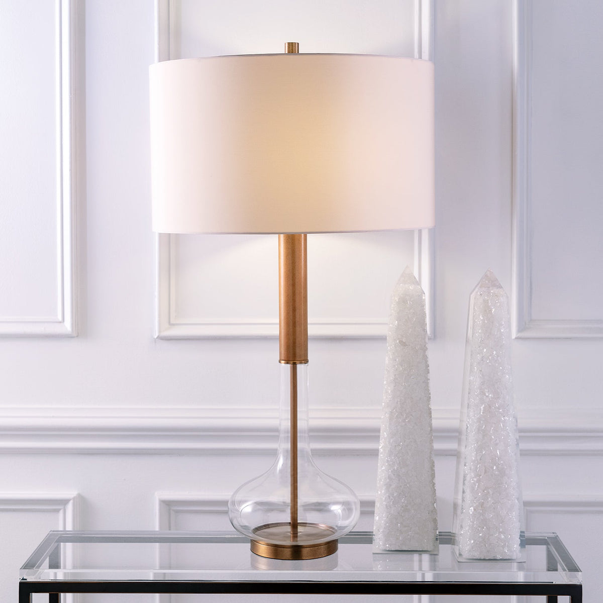 Port 68 Powell Glass Lamp view 2