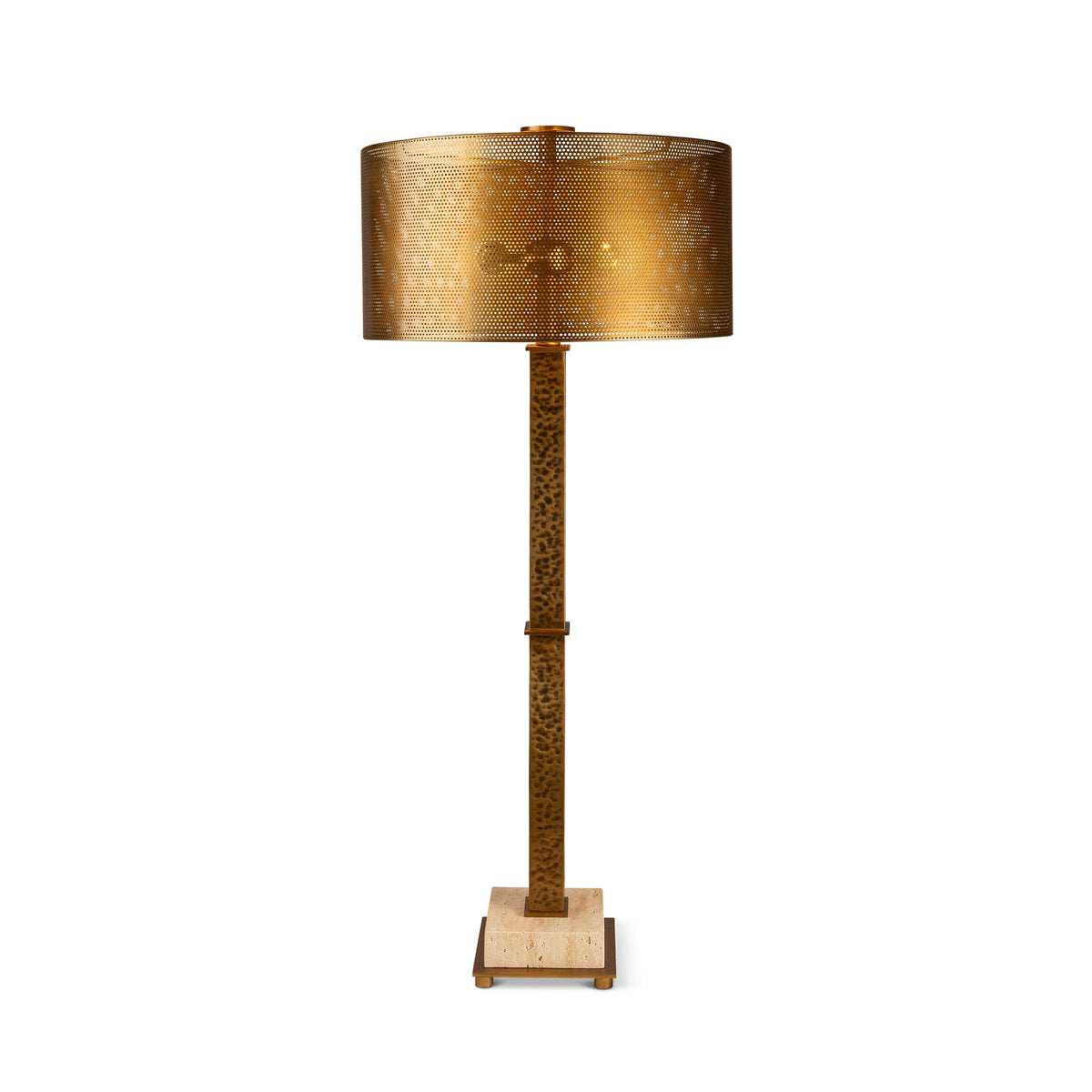 Port 68 Artemis Travertine Lamp