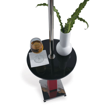 Port 68 Cairo Floor Lamp with Table Red view 2