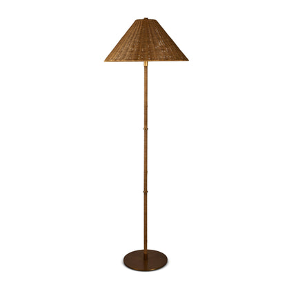 Port 68 Malibu Rattan Floor Lamp view 2
