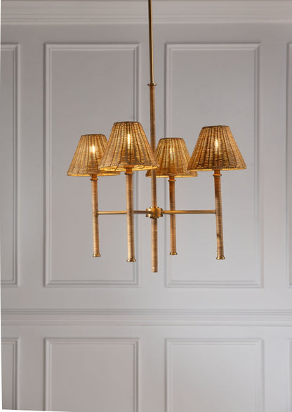 Port 68 Malibu Pendant Aged Brass view 2