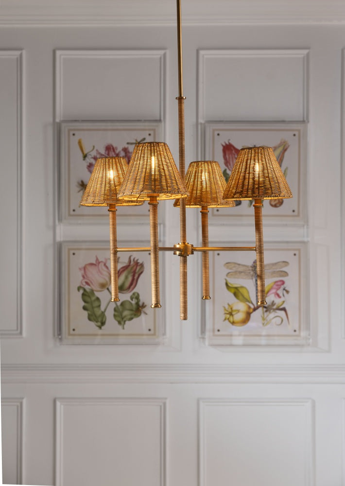 Port 68 Malibu Pendant Aged Brass view 5