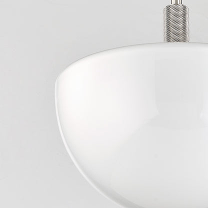 Hudson Valley Lethbridge 11" Pendant Polished Nickel detail view 1