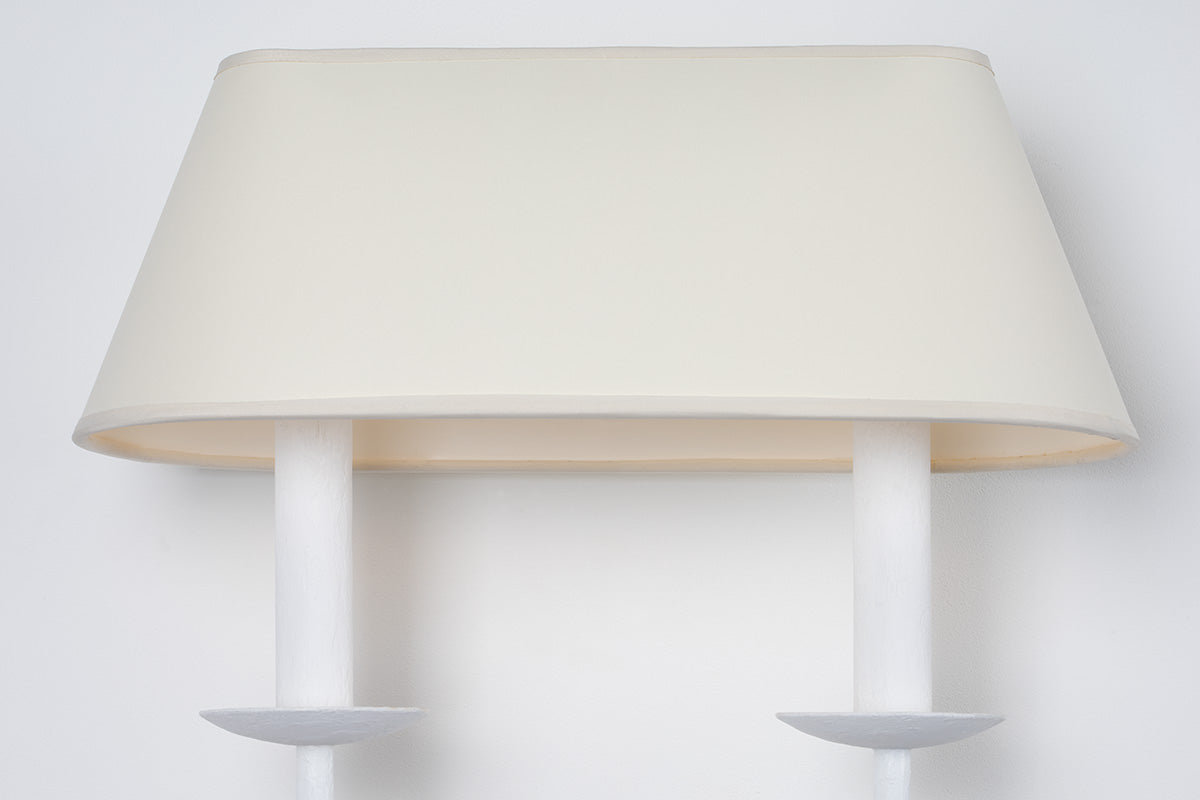 Troy Lomita Wall Sconce Gesso White Detail 1