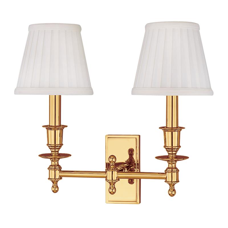 Hudson Valley Ludlow Wall Sconce Polished Nickel