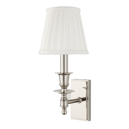 Hudson Valley Ludlow Wall Sconce Polished Nickel