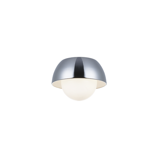 Matteo Lighting Watson 9" 1-Light Flush Mount in Chrome (M11301CHOP)