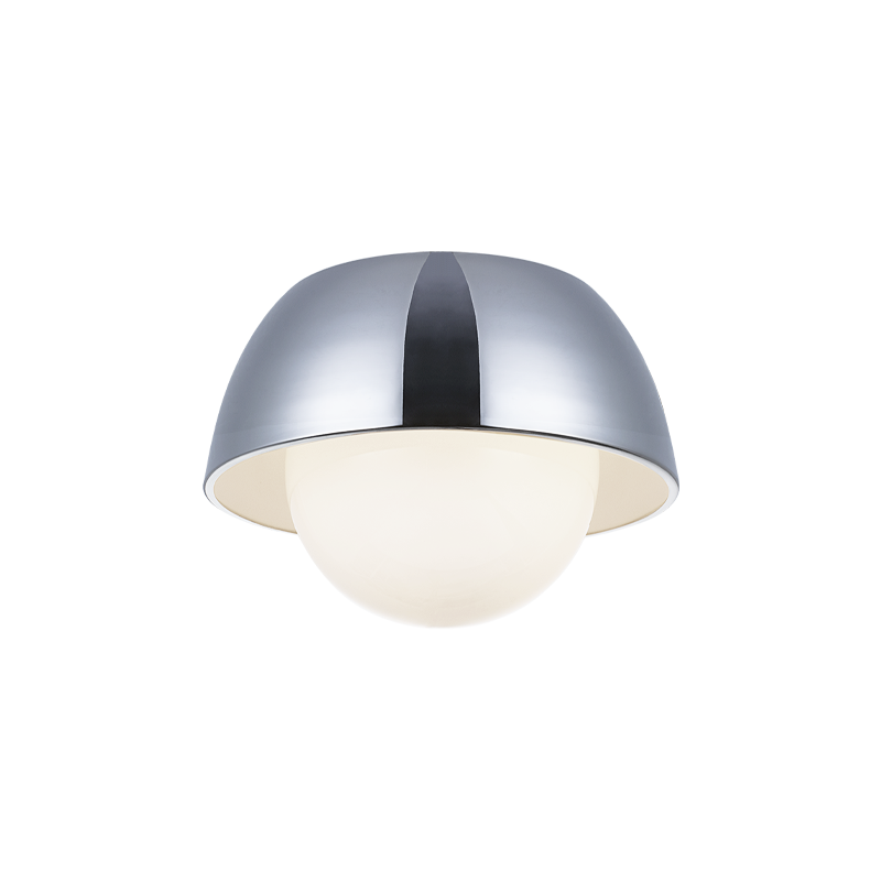 Matteo Lighting Watson 13" 1-Light Flush Mount in Chrome (M11311CHOP)