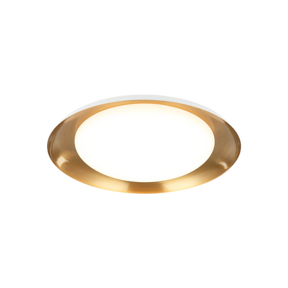 Matteo Lighting Lalonde 15" LED Flush Mount in White (M12215WHAG)