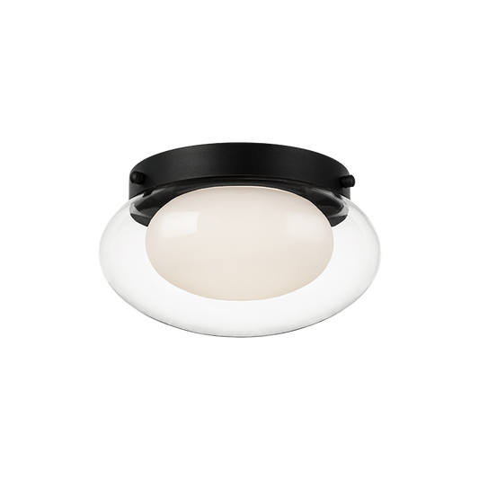 Matteo Lighting Caspian 11" Flush Mount in Matte Black (M15701MB)