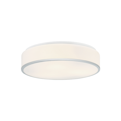 Matteo Lighting Echo 14-in LED Flush Mount Chrome