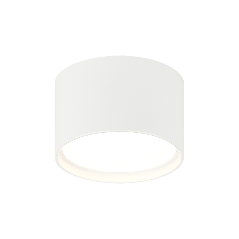 Matteo Lighting Vespa 6" LED Outdoor Flush Mount in White (M17101WH)