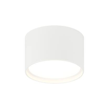 Matteo Lighting Vespa 6" LED Outdoor Flush Mount in White (M17101WH)