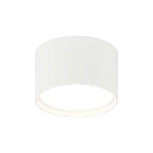 Matteo Lighting Vespa 6" LED Outdoor Flush Mount in White (M17101WH)