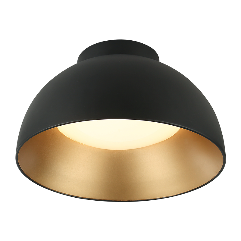 Matteo Lighting Zenith 16" LED Flush Mount in Matte Black (M17416MB)
