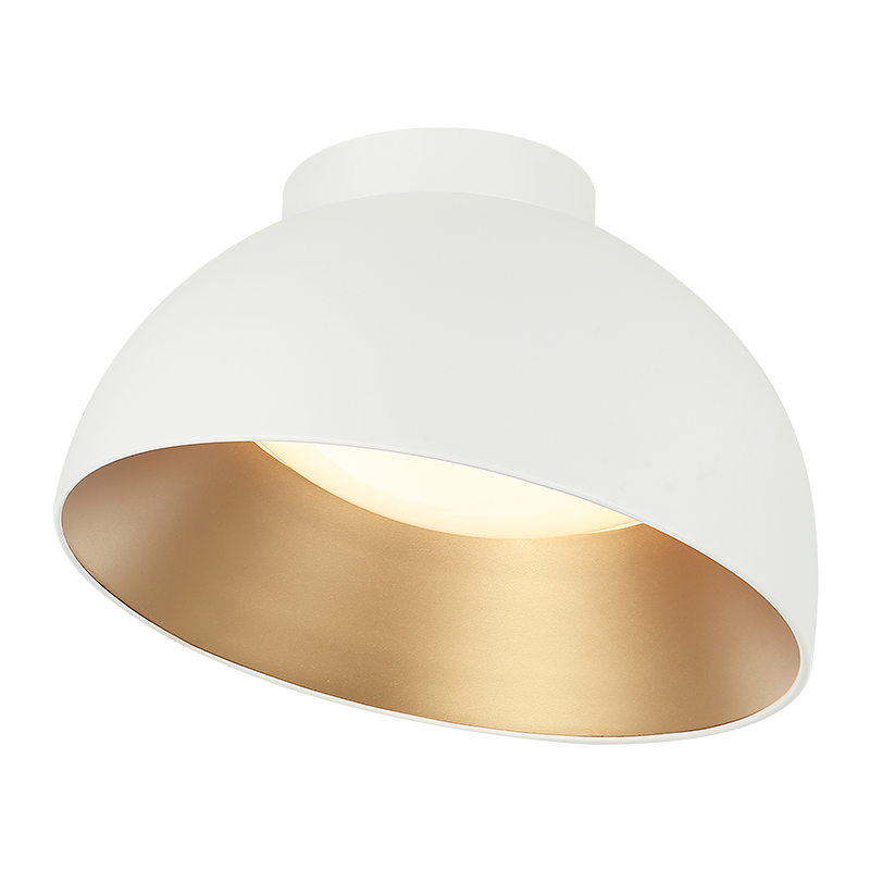 Matteo Lighting Zenith 16" LED Flush Mount in Matte White (M17416MW) – alternate view